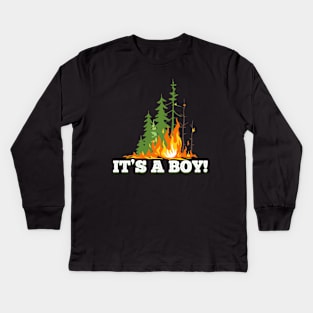 It's a Boy! Kids Long Sleeve T-Shirt